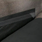 Canapé deux places HOMCOM 61, style moderne du milieu du siècle, petit canapé 2 places avec garniture cloutée, accoudoirs arrondis et revêtement en tissu.