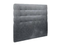 Lit en tissu anthracite