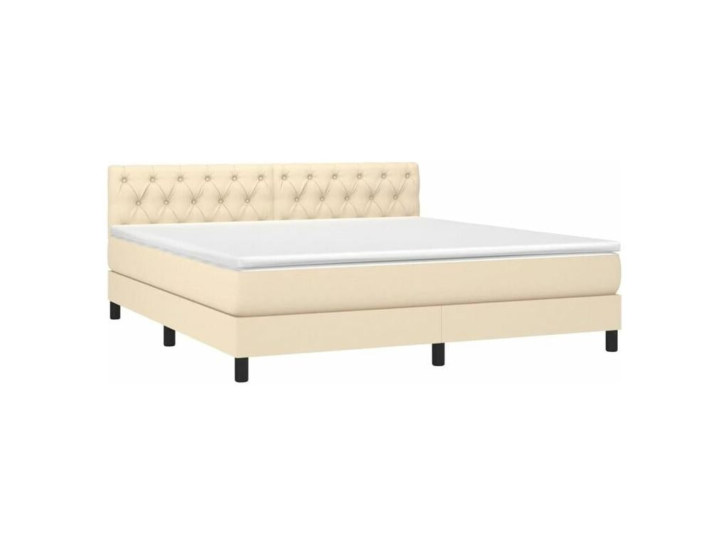 Matelas en tissu blanc, 160 x 200 cm