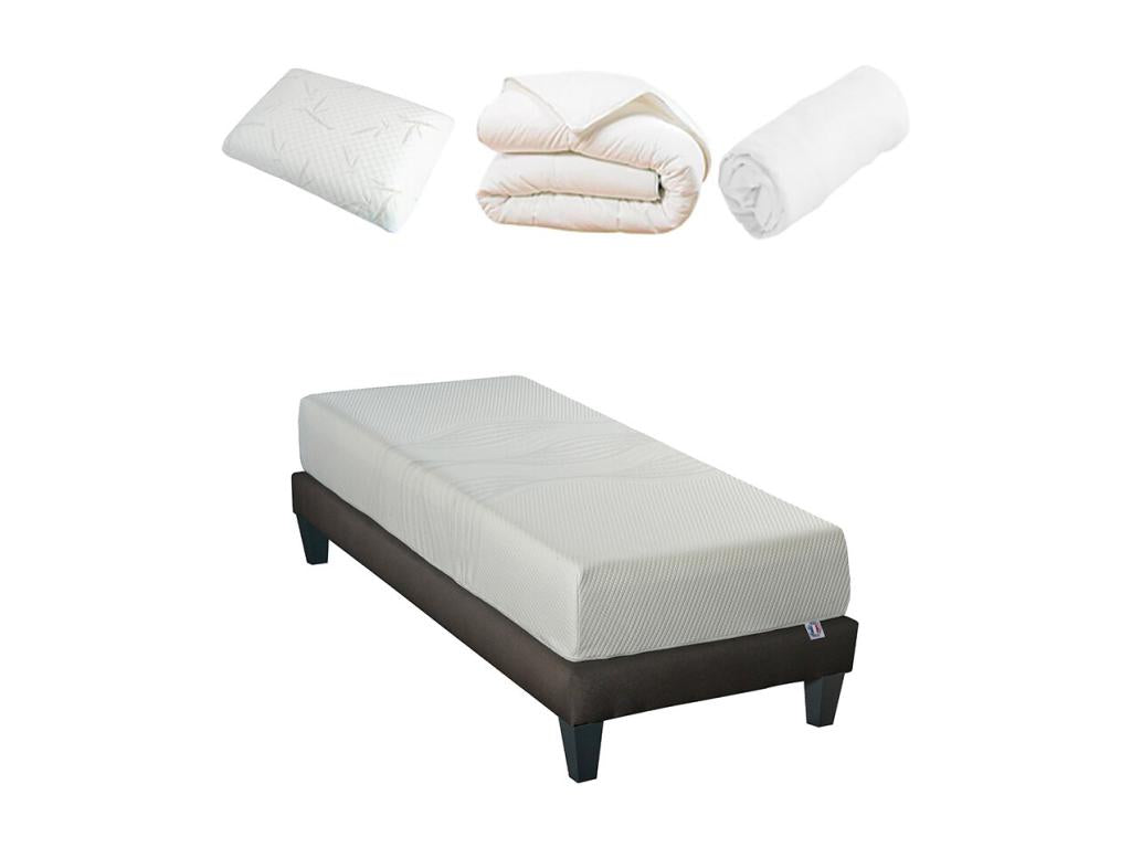 Matelas blanc, 90 x 190 cm