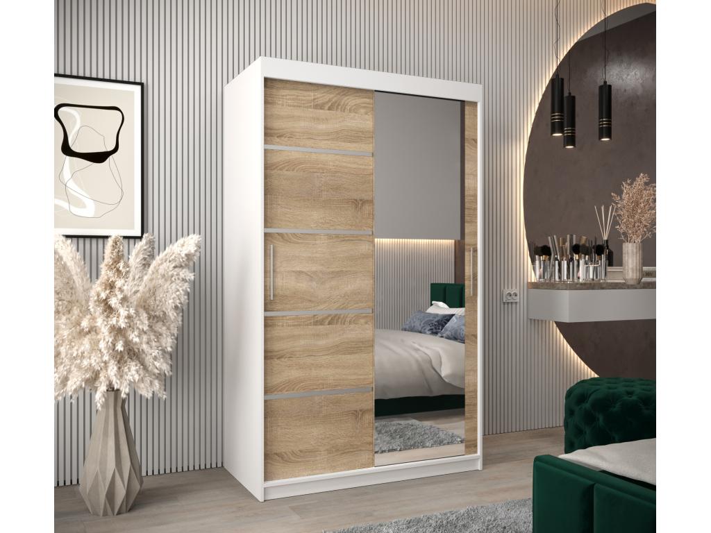 Armoire blanche, 120 x 62 x 200 cm