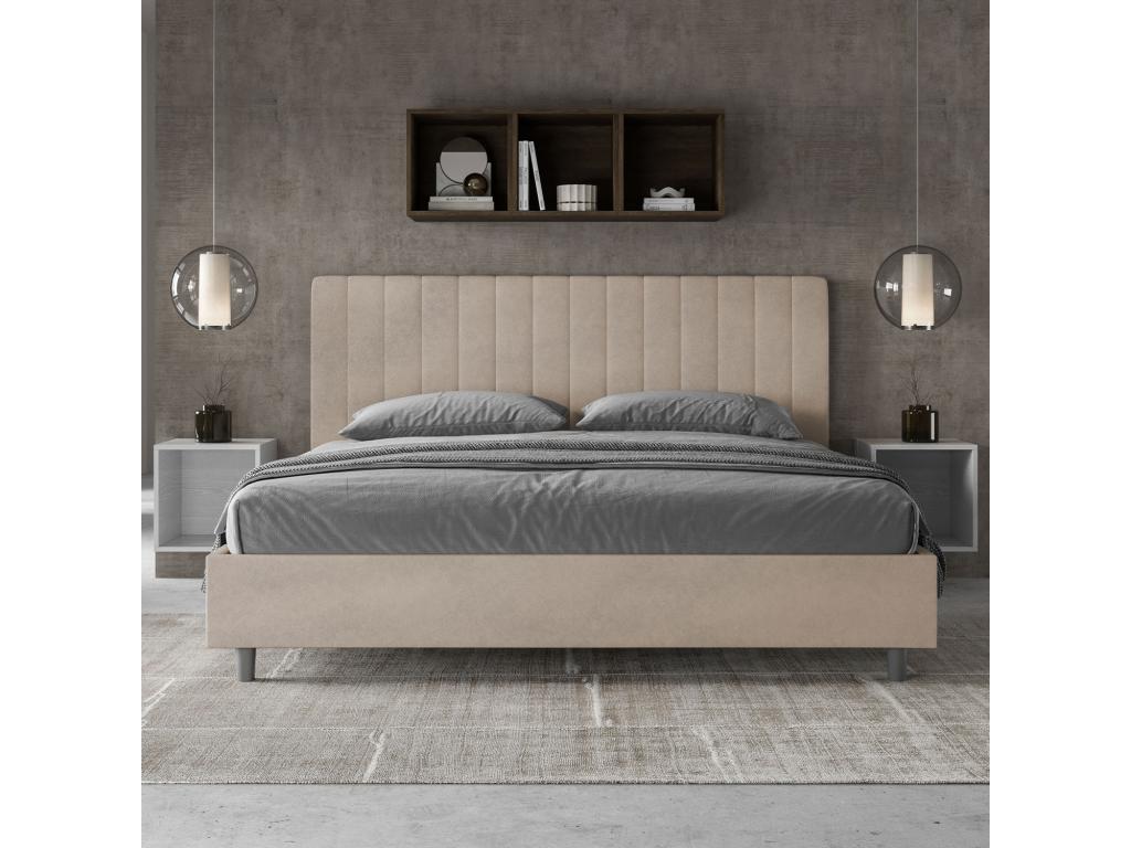 Lit beige, 200 x 200 cm