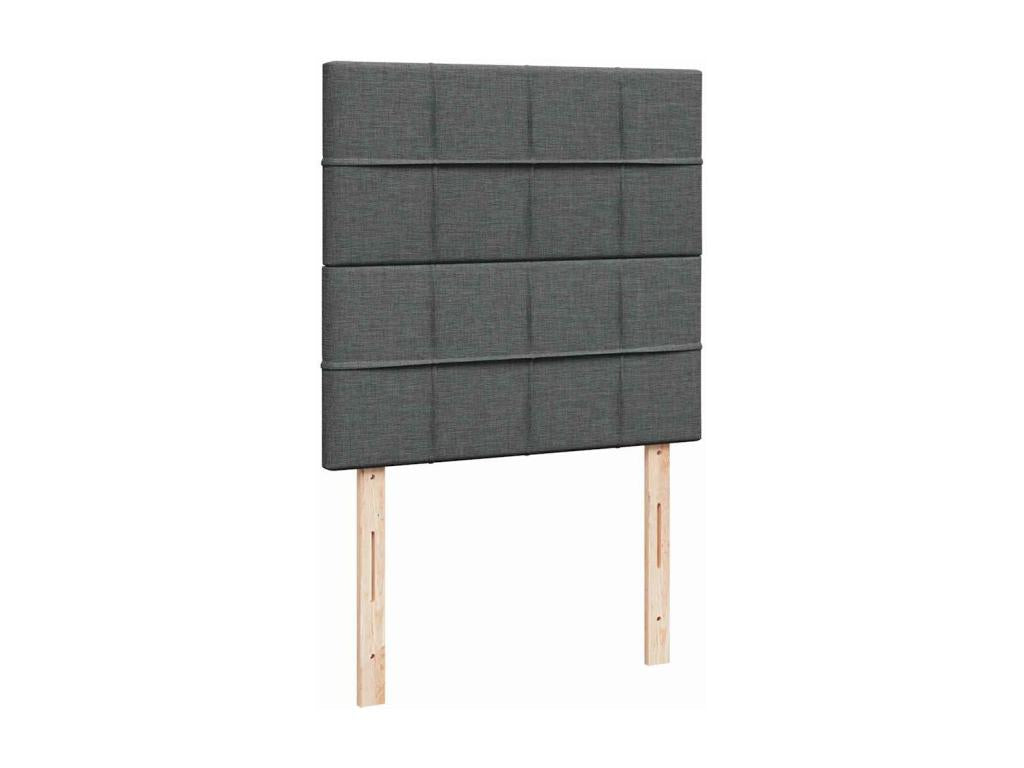 Matelas en tissu gris, 80 x 200 cm