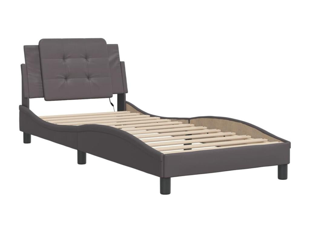 Matelas gris, 90 x 200 cm