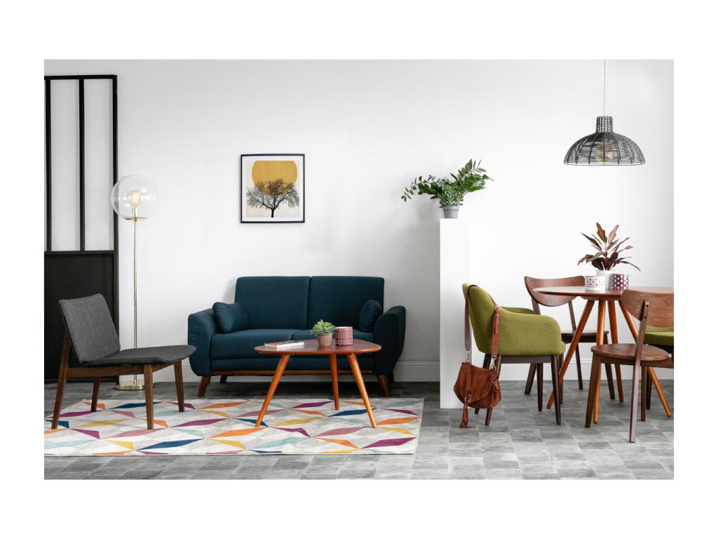 Canapé en tissu naturel