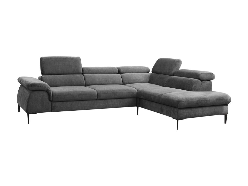 Canapé-lit en velours anthracite - dlz1766568477557