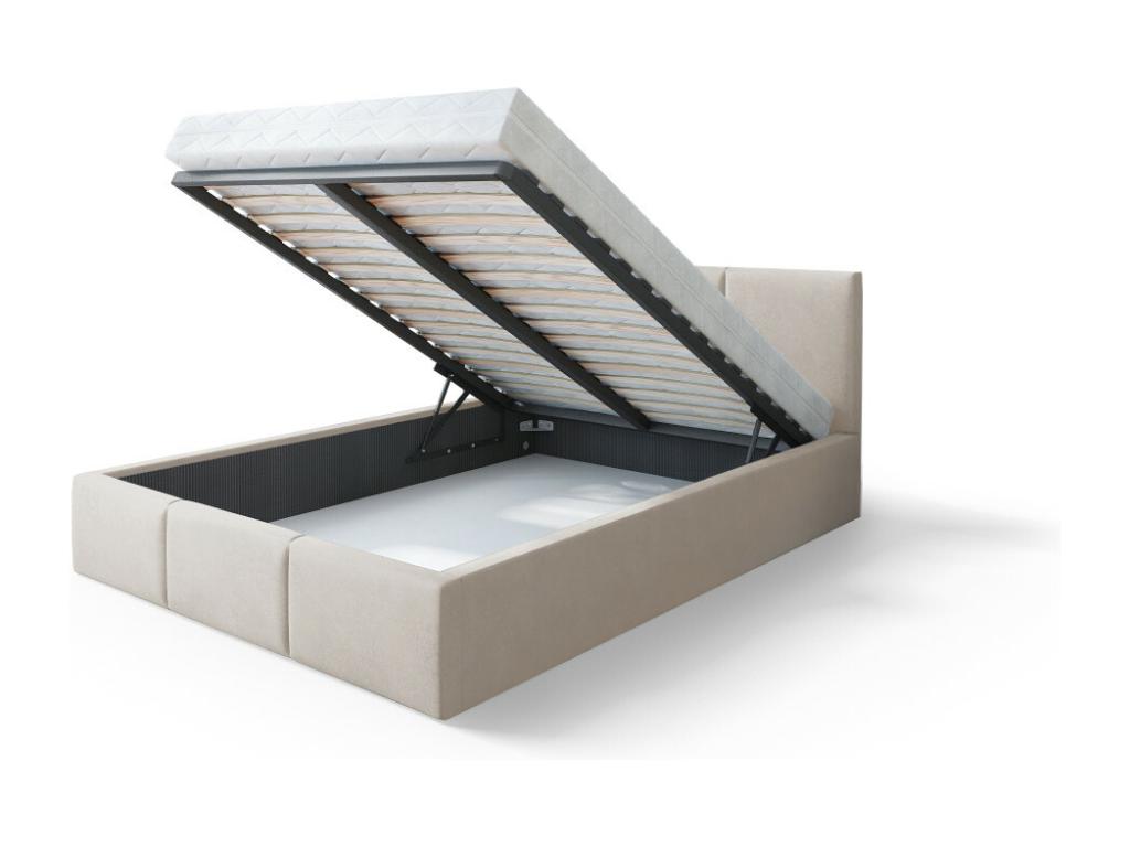 Lit beige, 140 x 200 cm