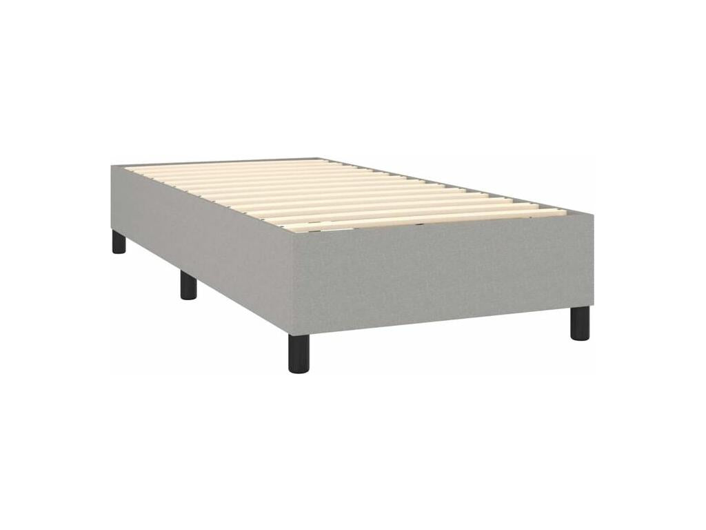 Matelas en tissu blanc, 100 x 200 cm - dlz1766568448478