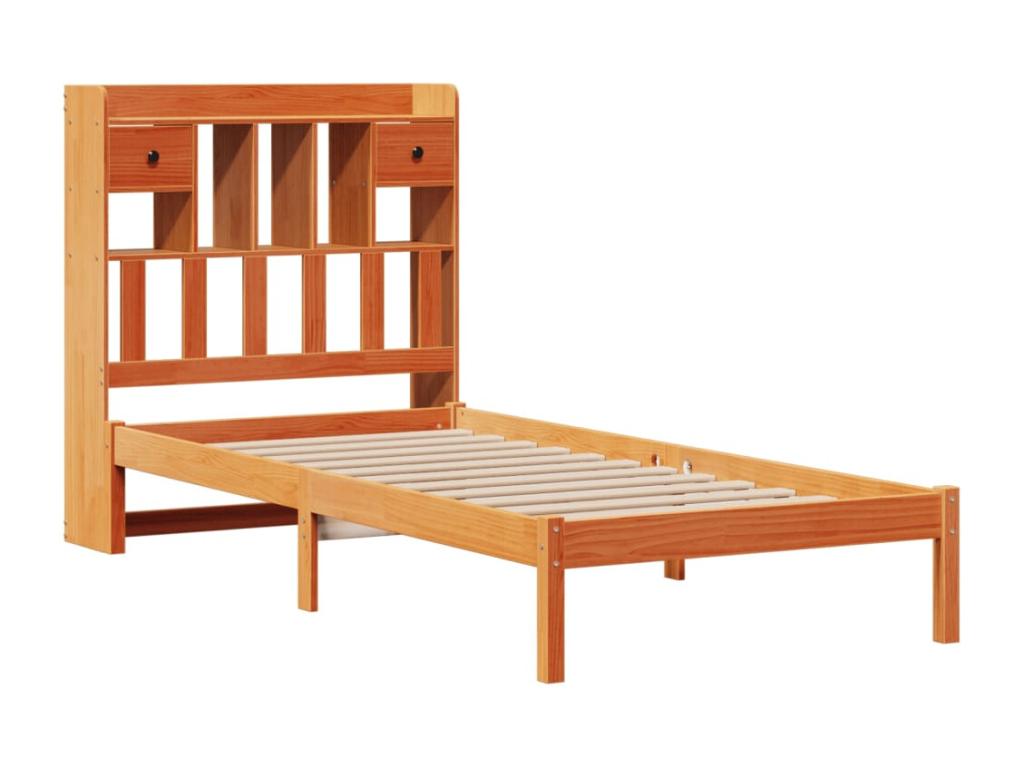 Matelas en bois de pin brun, 100 x 200 cm