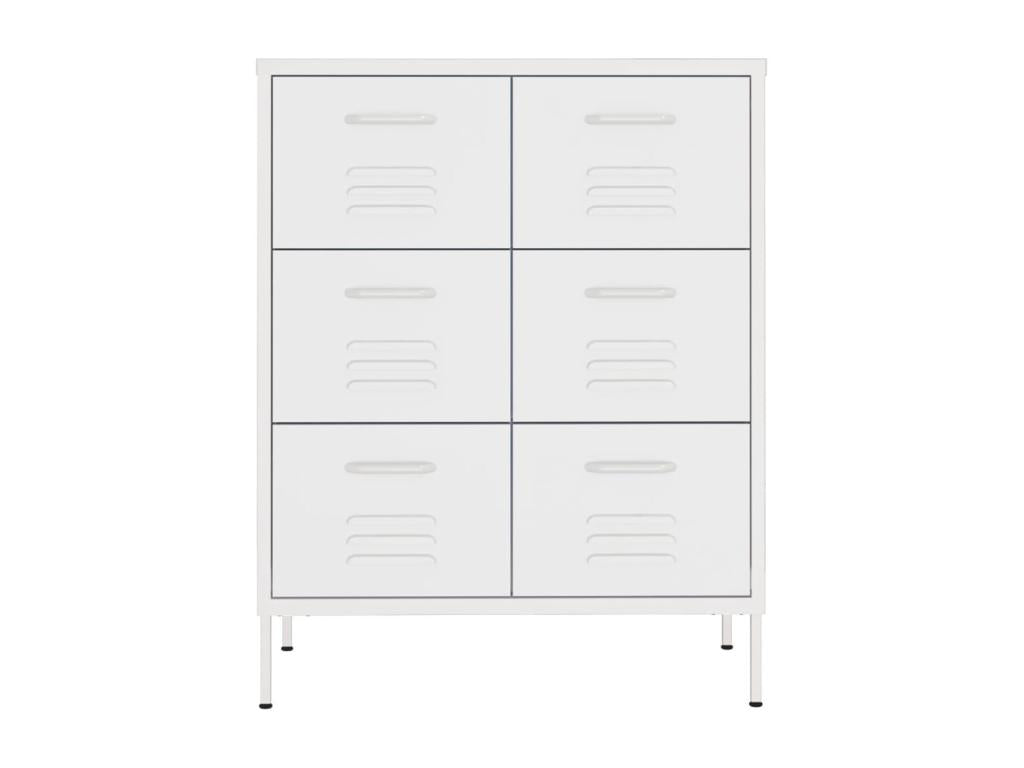 Armoire blanche, 80 x 35 x 101,5 cm