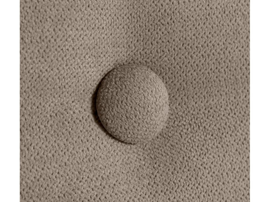 Lit en tissu marron, 145 x 105 cm