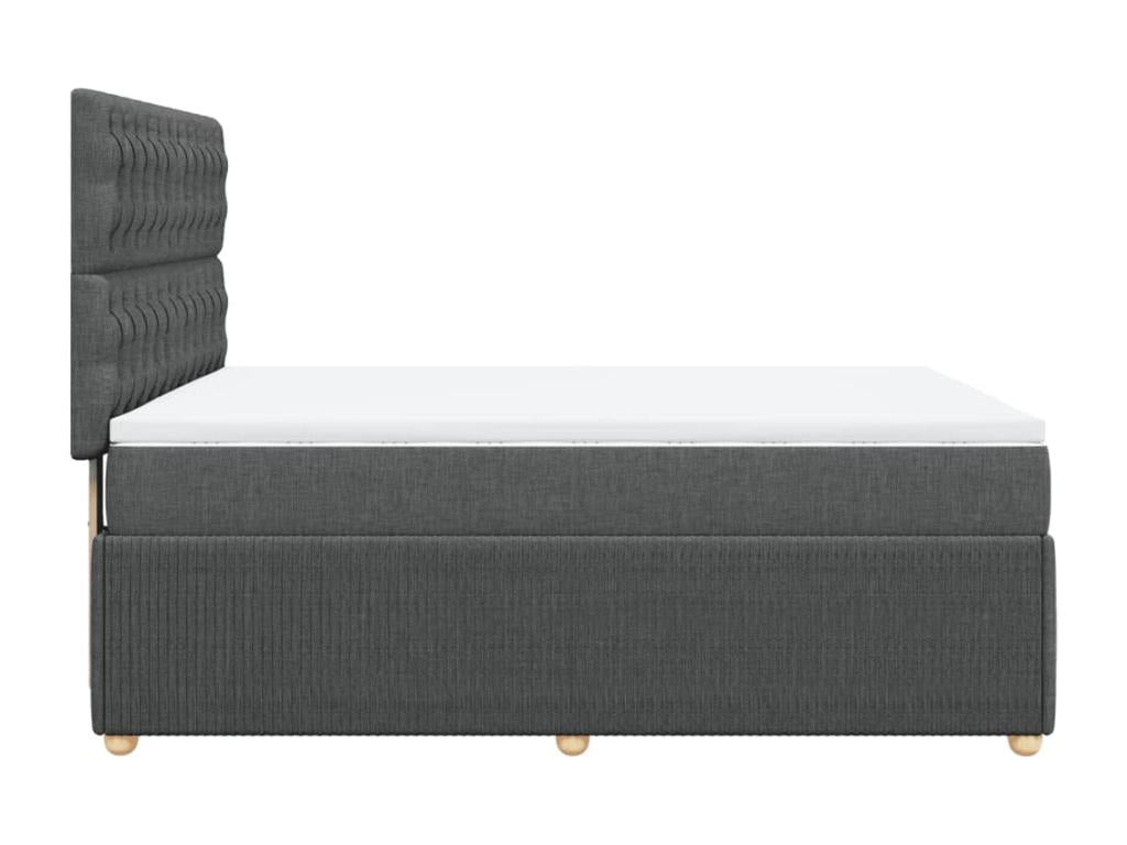 Matelas en tissu gris, 140 x 190 cm - dlz1766568448118