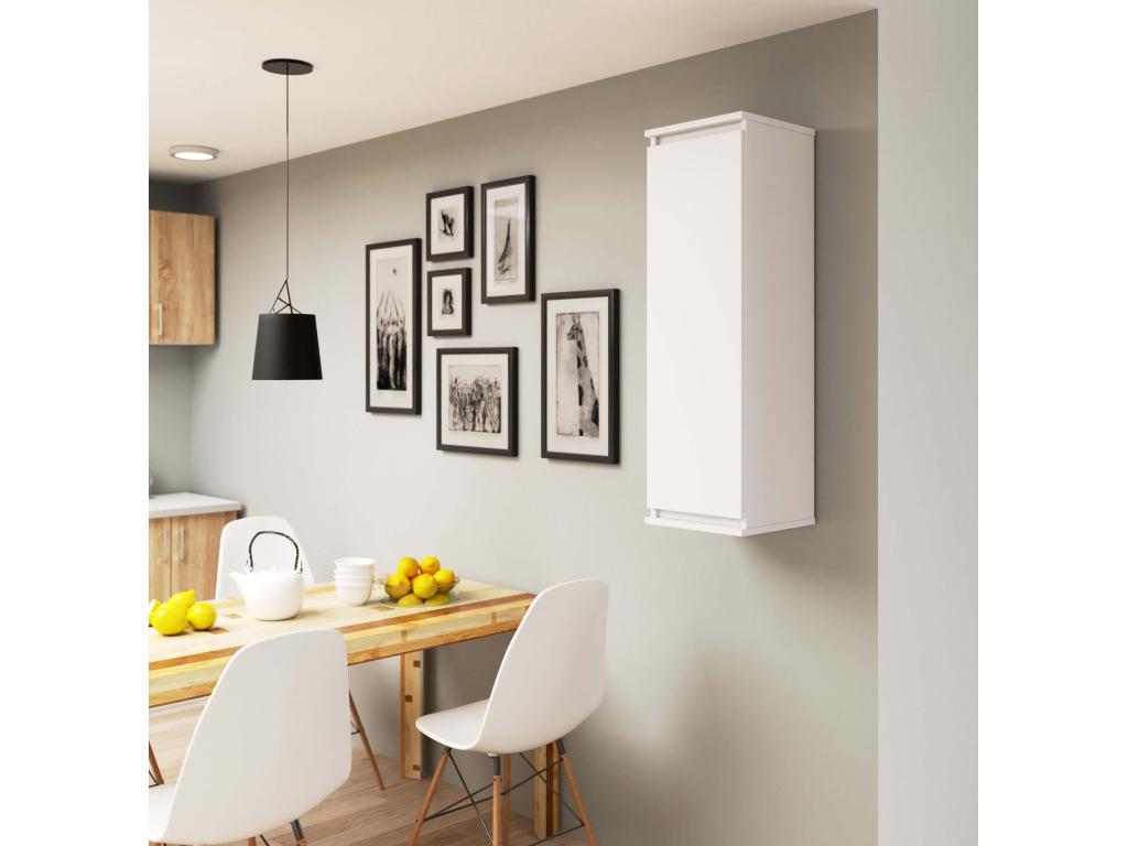 Armoire blanche, 30 x 30 x 99 cm