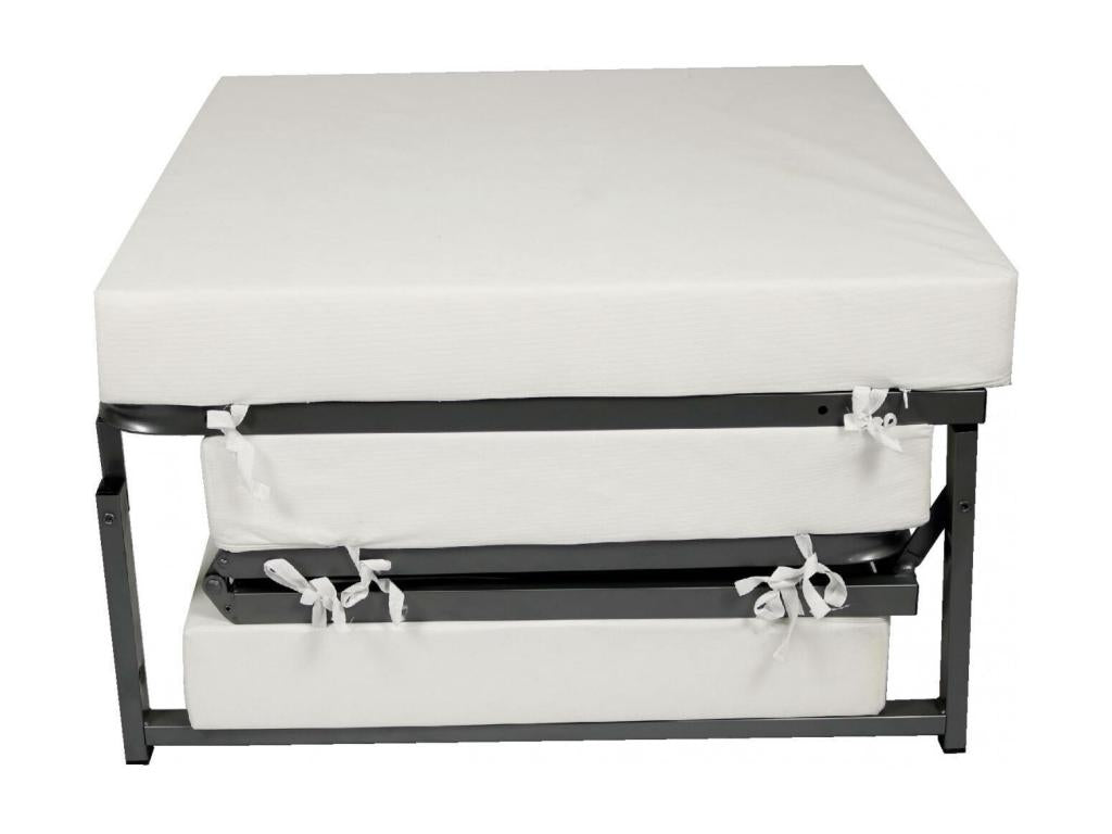 Fauteuil d'appoint noir, 78 x 78 cm