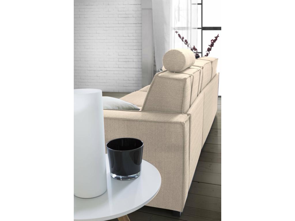 Canapé en tissu beige - dlz1766568259420